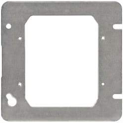 Cooper Crouse-Hinds - Electrical Outlet Box Steel Square Cover - USA Tool & Supply