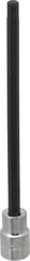 Proto - 3/8" Drive, 6mm Hex Bit Socket - 6-29/32" OAL, 5" Bit Length - USA Tool & Supply