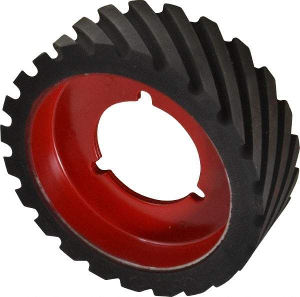 Made in USA - 6" Diam x 2" Wide Contact Wheel - Quick Change, Medium - USA Tool & Supply