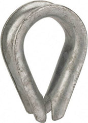 Value Collection - 3/4" Wire Rope Thimble Clip - Steel, Galvanized - USA Tool & Supply