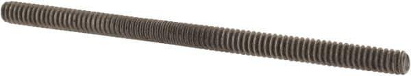 Value Collection - #4-40 2" OAL Fully Threaded Stud - Carbon Steel, Plain Finish - USA Tool & Supply