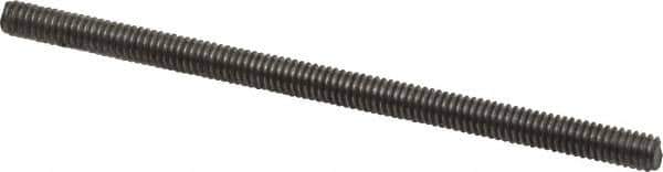 Value Collection - #8-32 3" OAL Fully Threaded Stud - Carbon Steel, Plain Finish - USA Tool & Supply