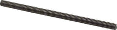 Value Collection - #8-32 3" OAL Fully Threaded Stud - Carbon Steel, Plain Finish - USA Tool & Supply