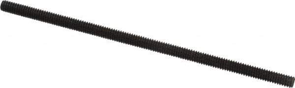 Value Collection - #8-32 4" OAL Fully Threaded Stud - Carbon Steel, Plain Finish - USA Tool & Supply