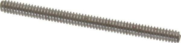 Value Collection - #10-24 2-1/2" OAL Fully Threaded Stud - Carbon Steel, Plain Finish - USA Tool & Supply