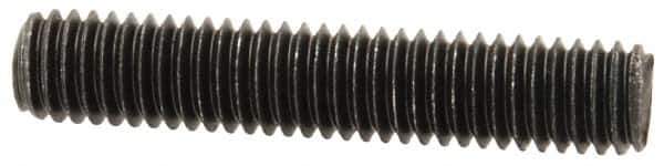 Value Collection - #10-32 1" OAL Fully Threaded Stud - Carbon Steel, Plain Finish - USA Tool & Supply