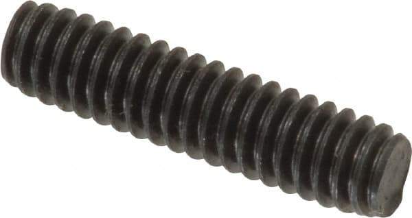 Value Collection - 1/4-20 1" OAL Fully Threaded Stud - Carbon Steel, Plain Finish - USA Tool & Supply