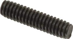 Value Collection - 1/4-20 1" OAL Fully Threaded Stud - Carbon Steel, Plain Finish - USA Tool & Supply