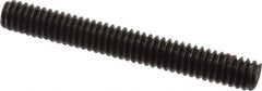 Value Collection - 1/4-20 2" OAL Fully Threaded Stud - Carbon Steel, Plain Finish - USA Tool & Supply