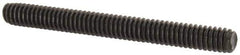 Value Collection - 1/4-20 2-1/2" OAL Fully Threaded Stud - Carbon Steel, Plain Finish - USA Tool & Supply