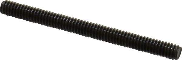 Value Collection - 1/4-20 3" OAL Fully Threaded Stud - Carbon Steel, Plain Finish - USA Tool & Supply