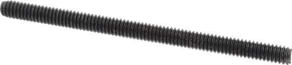 Value Collection - 1/4-20 4" OAL Fully Threaded Stud - Carbon Steel, Plain Finish - USA Tool & Supply