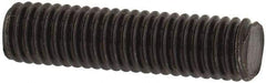 Value Collection - M5x0.8 20mm OAL Fully Threaded Stud - Carbon Steel, Plain Finish, Metric - USA Tool & Supply