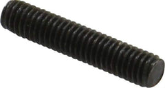 Value Collection - M6x1.0 30mm OAL Fully Threaded Stud - Carbon Steel, Plain Finish, Metric - USA Tool & Supply