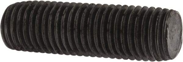 Value Collection - M16x2.0 50mm OAL Fully Threaded Stud - Carbon Steel, Plain Finish, Metric - USA Tool & Supply