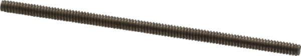 Value Collection - #4-40 2-1/2" OAL Fully Threaded Stud - Stainless Steel, Plain Finish - USA Tool & Supply