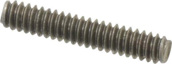 Value Collection - #6-32 3/4" OAL Fully Threaded Stud - Stainless Steel, Plain Finish - USA Tool & Supply