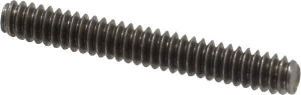 Value Collection - #6-32 1" OAL Fully Threaded Stud - Stainless Steel, Plain Finish - USA Tool & Supply