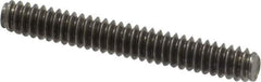Value Collection - #6-32 1" OAL Fully Threaded Stud - Stainless Steel, Plain Finish - USA Tool & Supply