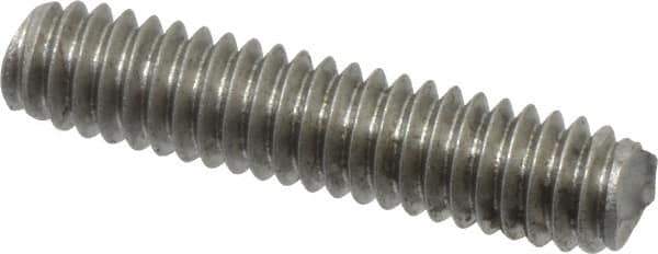 Value Collection - #8-32 3/4" OAL Fully Threaded Stud - Stainless Steel, Plain Finish - USA Tool & Supply