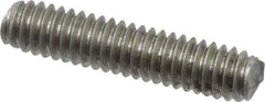 Value Collection - #8-32 3/4" OAL Fully Threaded Stud - Stainless Steel, Plain Finish - USA Tool & Supply