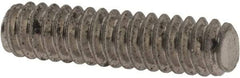 Value Collection - #10-24 3/4" OAL Fully Threaded Stud - Stainless Steel, Plain Finish - USA Tool & Supply