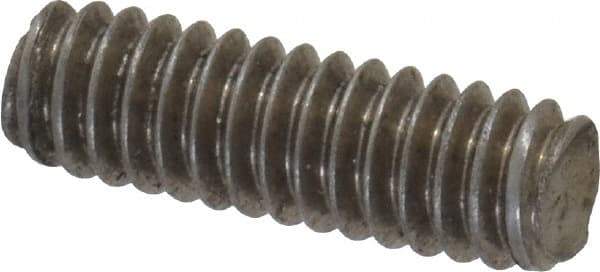 Value Collection - 1/4-20 3/4" OAL Fully Threaded Stud - Stainless Steel, Plain Finish - USA Tool & Supply