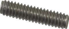 Value Collection - 1/4-20 1" OAL Fully Threaded Stud - Stainless Steel, Plain Finish - USA Tool & Supply