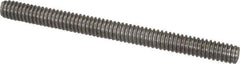 Value Collection - 1/4-20 3" OAL Fully Threaded Stud - Stainless Steel, Plain Finish - USA Tool & Supply