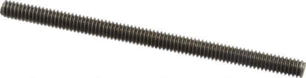 Value Collection - 1/4-20 4" OAL Fully Threaded Stud - Stainless Steel, Plain Finish - USA Tool & Supply