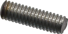 Value Collection - 5/16-18 1" OAL Fully Threaded Stud - Stainless Steel, Plain Finish - USA Tool & Supply