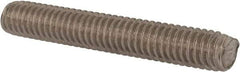 Value Collection - 5/16-18 2" OAL Fully Threaded Stud - Stainless Steel, Plain Finish - USA Tool & Supply
