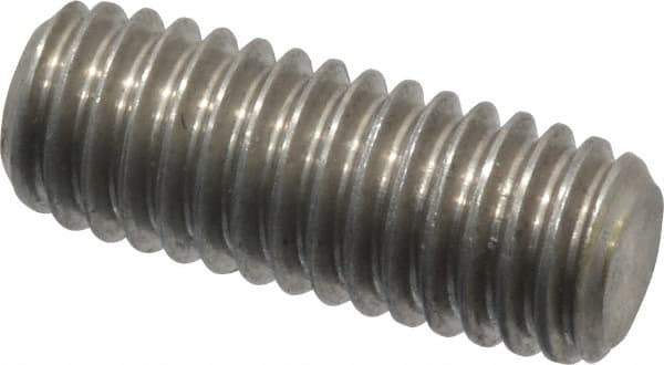 Value Collection - 3/8-16 1" OAL Fully Threaded Stud - Stainless Steel, Plain Finish - USA Tool & Supply