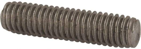 Value Collection - 3/8-16 1-1/2" OAL Fully Threaded Stud - Stainless Steel, Plain Finish - USA Tool & Supply