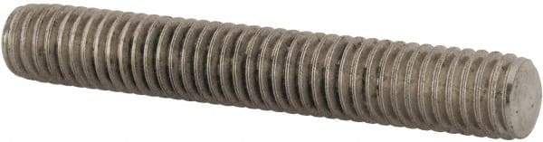 Value Collection - 3/8-16 2-1/2" OAL Fully Threaded Stud - Stainless Steel, Plain Finish - USA Tool & Supply