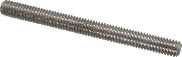 Value Collection - 3/8-16 4" OAL Fully Threaded Stud - Stainless Steel, Plain Finish - USA Tool & Supply