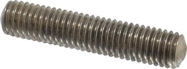 Value Collection - 1/2-13 2-1/2" OAL Fully Threaded Stud - Stainless Steel, Plain Finish - USA Tool & Supply