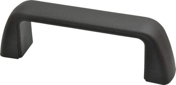 J.W. Winco - 4.33" Center to Center, Black Matte Finish Plastic Pull Handle - 1.57" High - USA Tool & Supply