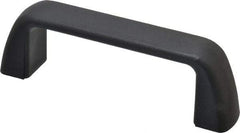 J.W. Winco - 4.61" Center to Center, Black Matte Finish Plastic Pull Handle - 1.57" High - USA Tool & Supply