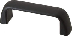 J.W. Winco - 105mm Center to Center, Black Matte Finish Plastic Pull Handle - 29mm Long, 37mm High - USA Tool & Supply