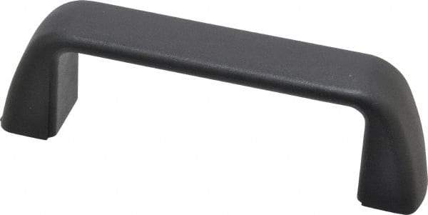 J.W. Winco - 117mm Center to Center, Black Matte Finish Plastic Pull Handle - 32mm Long, 40mm High - USA Tool & Supply