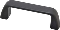 J.W. Winco - 117mm Center to Center, Black Matte Finish Plastic Pull Handle - 32mm Long, 40mm High - USA Tool & Supply