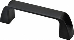 J.W. Winco - 4.61" Center to Center, Black Matte Finish Plastic Pull Handle - 1.34" Long, 1.61" High - USA Tool & Supply