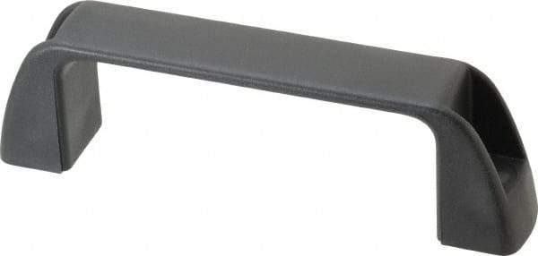 J.W. Winco - 5.2" Center to Center, Black Matte Finish Plastic Pull Handle - 1.46" Long, 1.77" High - USA Tool & Supply