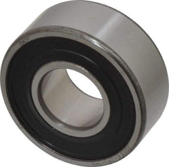 SKF - 17mm Bore Diam, 40mm OD, Double Seal Self Aligning Radial Ball Bearing - 16mm Wide, 2 Rows, Round Bore, 573 Lb Static Capacity, 2,380 Lb Dynamic Capacity - USA Tool & Supply