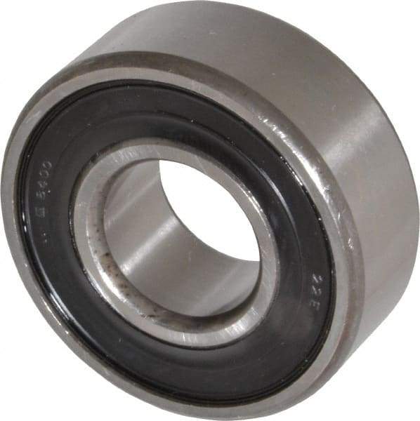 SKF - 20mm Bore Diam, 47mm OD, Double Seal Self Aligning Radial Ball Bearing - 18mm Wide, 2 Rows, Round Bore, 933 Lb Static Capacity, 3,780 Lb Dynamic Capacity - USA Tool & Supply