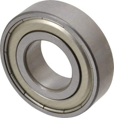 SKF - 3/4" Bore Diam, 1-5/8" OD, Double Shield Deep Groove Radial Ball Bearing - 7/16" Wide, 1 Row, Round Bore, 1,150 Lb Static Capacity, 2,100 Lb Dynamic Capacity - USA Tool & Supply