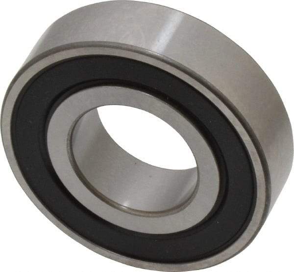 SKF - 3/4" Bore Diam, 1-5/8" OD, Double Seal Deep Groove Radial Ball Bearing - 7/16" Wide, 1 Row, Round Bore, 1,150 Lb Static Capacity, 2,100 Lb Dynamic Capacity - USA Tool & Supply