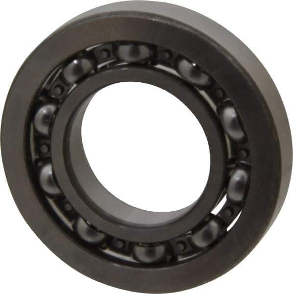 SKF - 1" Bore Diam, 2" OD, Open Deep Groove Radial Ball Bearing - 3/8" Wide, 1 Row, Round Bore, 1,350 Lb Static Capacity, 2,270 Lb Dynamic Capacity - USA Tool & Supply