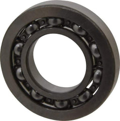 SKF - 1" Bore Diam, 2" OD, Open Deep Groove Radial Ball Bearing - 3/8" Wide, 1 Row, Round Bore, 1,350 Lb Static Capacity, 2,270 Lb Dynamic Capacity - USA Tool & Supply